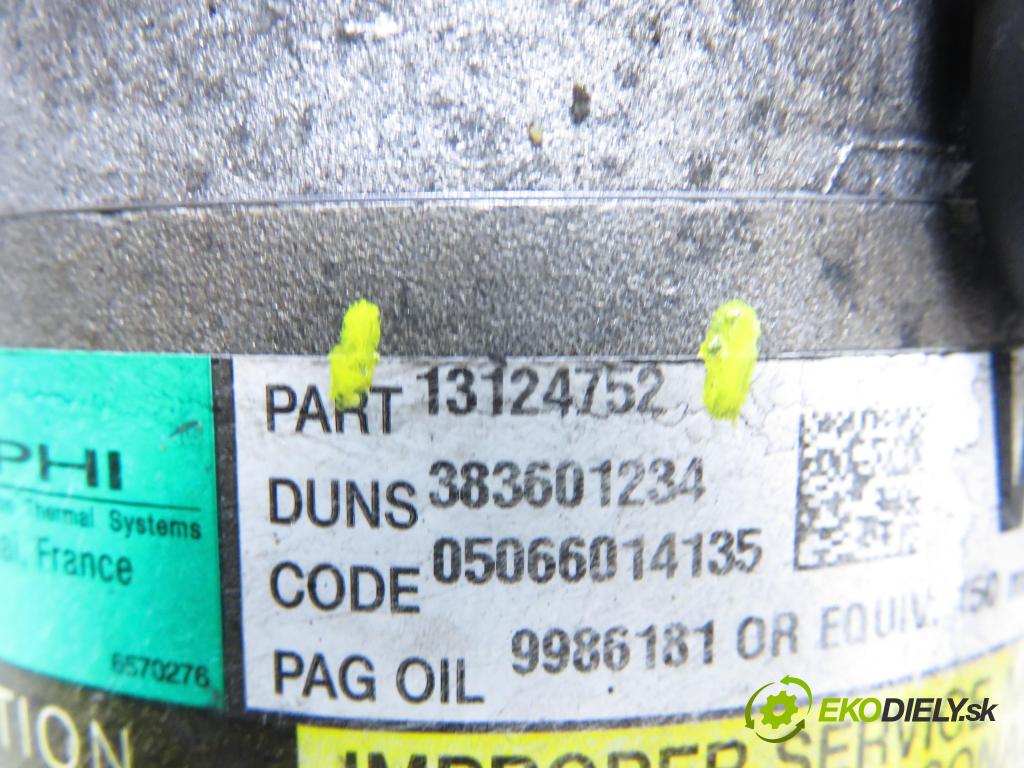 OPEL ASTRA H (A04) HB 2006 88,00 1.9 CDTI - Z 19 DT 1910,00 KOMPRESOR: klimatizácie 13124752 (Kompresor klimatizácie)