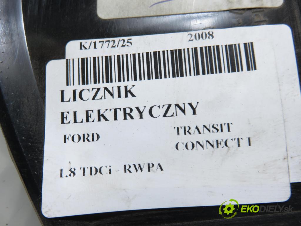 FORD TRANSIT CONNECT (P65_, P70_, P80_) KOMBIVAN 2008 81,00 1.8 TDCi - RWPA 1753,00 prístrojovka elektrický 8T1T10849CC