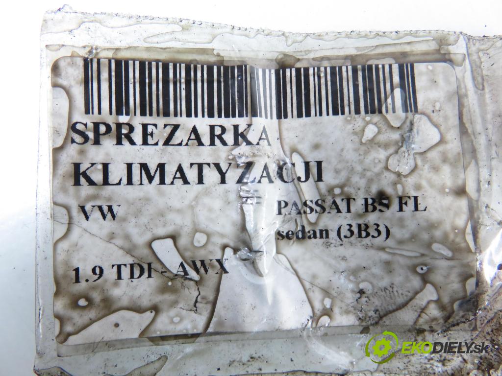 VW PASSAT B5.5 (3B3) SEDAN 2003 96,00 1.9 TDI - AWX 1896,00 KOMPRESOR: klimatizácie 8D0260808 ; 4472208182 (Kompresor klimatizácie)