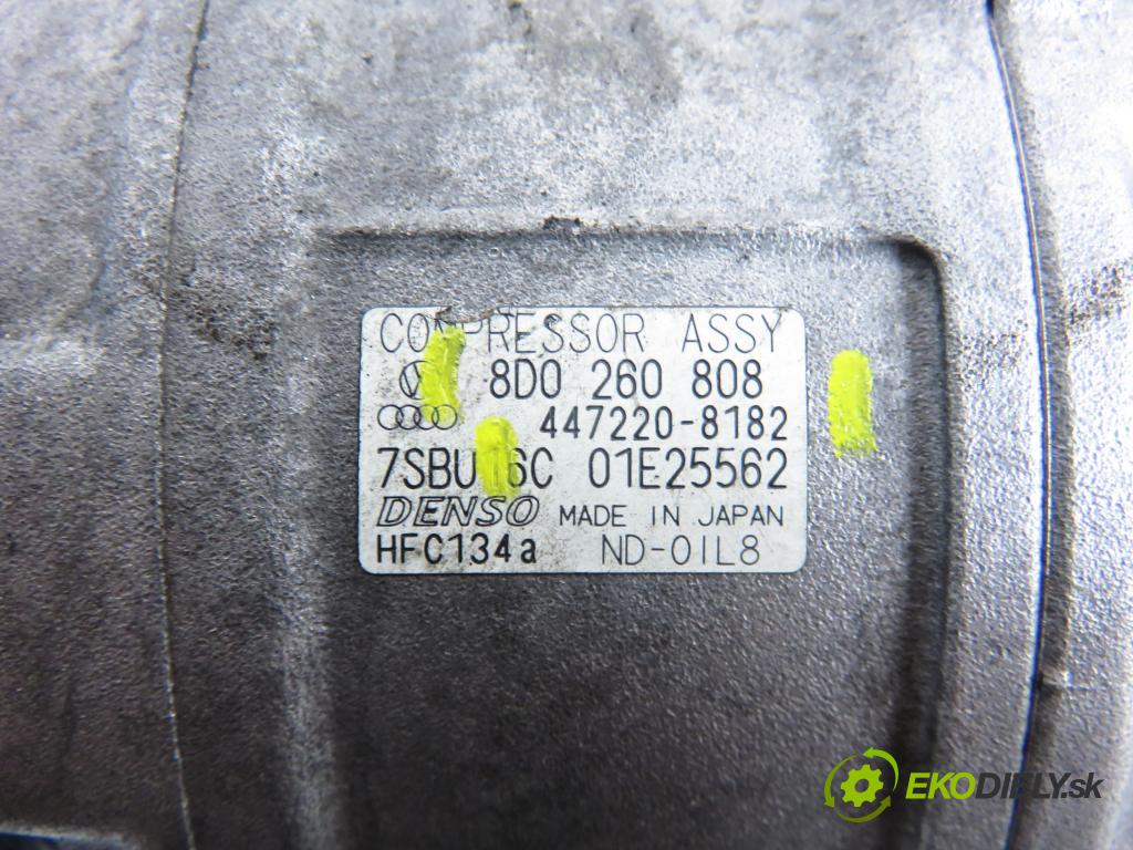 VW PASSAT B5.5 (3B3) SEDAN 2003 96,00 1.9 TDI - AWX 1896,00 KOMPRESOR: klimatizácie 8D0260808 ; 4472208182 (Kompresor klimatizácie)
