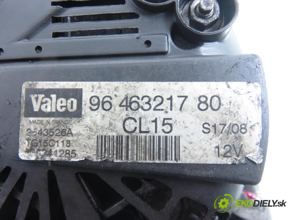 PEUGEOT 407 (6D_) SEDAN 2008 80,00 1.6 HDi 110 - 9HZ (DV6TED4) 1560,00 Alternátor 9646321780 (Alternátor)