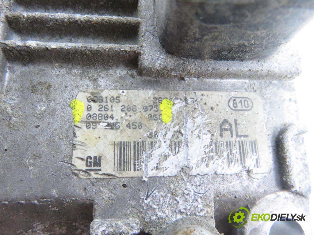 OPEL AGILA (A) (H00) HB 2000 55,00 1.2 16V - Z 12 XE 1199,00 Riadiaca jednotka Motor 0261206075