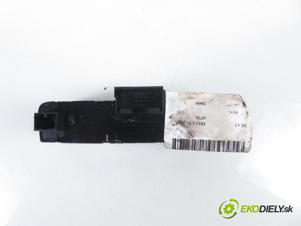 SEAT IBIZA IV (6J5, 6P1) HB 2009 51,00 1.2 12V DOHC 70 - BZG 1198,00 přepínač nouzových 6J0927137R