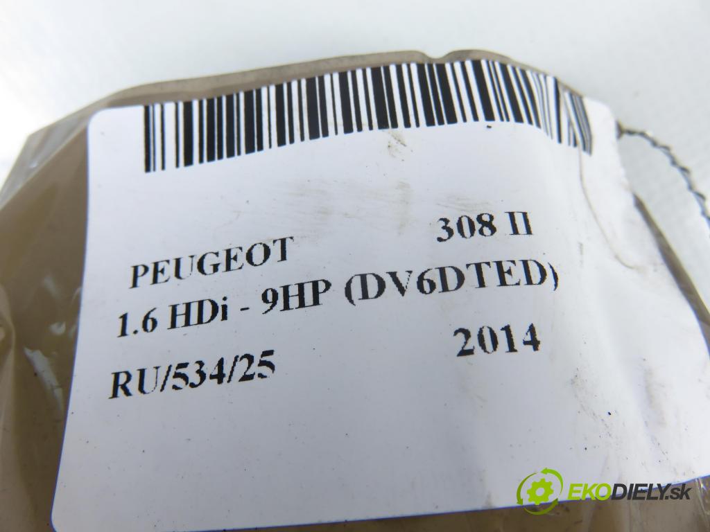 PEUGEOT 308 II HB 2014 68,00 1.6 HDi - 9HP (DV6DTED) 1560,00 světlo PARKOVIŠTĚ P 9812662180