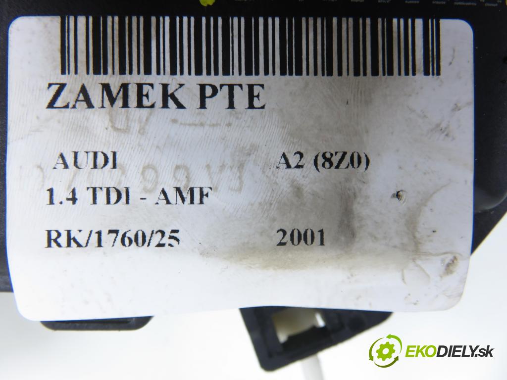 AUDI A2 (8Z0) HB 2001 55,00 1.4 TDI - AMF 1422,00 zámok PTE 8Z0839016D