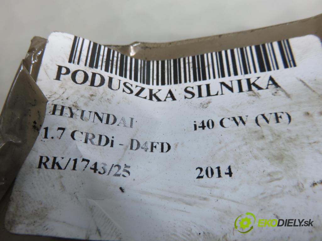 HYUNDAI i40 CW (VF) KOMBI 2014 100,00 1.7 CRDi 136 - D4FD 1685,00 AirBag motora 218103Z100