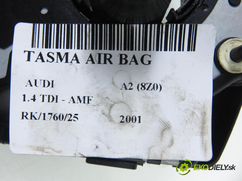 AUDI A2 (8Z0) HB 2001 55,00 1.4 TDI - AMF 1422,00 PÁSKA: air BAG 1J0959654AC