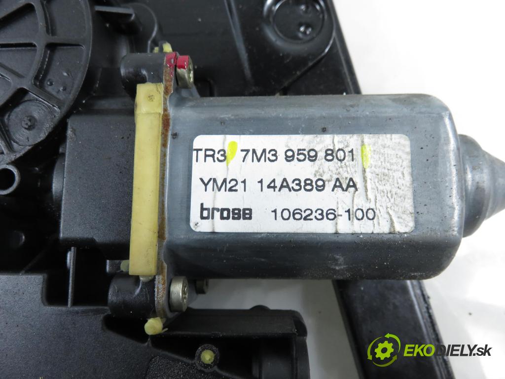 VW SHARAN (7M8, 7M9, 7M6) MINIVAN 2004 96,00 1.9 TDI PD 130 - ASZ 1896,00 mechanismus oken 7M3959801