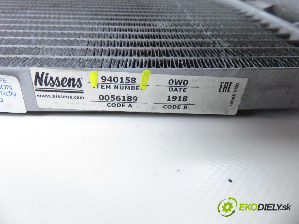 RENAULT MASTER III Platforma / podwozie (EV, HV, UV) KABINA/PLATFORMA 2015 0,00 2.3 dCi 165 FWD - M9T 700 2298,00 chladič klimatizace 940158 (Chladič klimatizace)