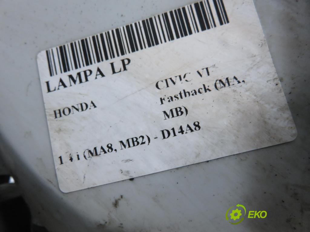 HONDA CIVIC VI Fastback (MA, MB) LIFTBACK 1997 66,00 1.4 i (MA8, MB2) - D14A8 1396,00 Svetlo LP 082171122L