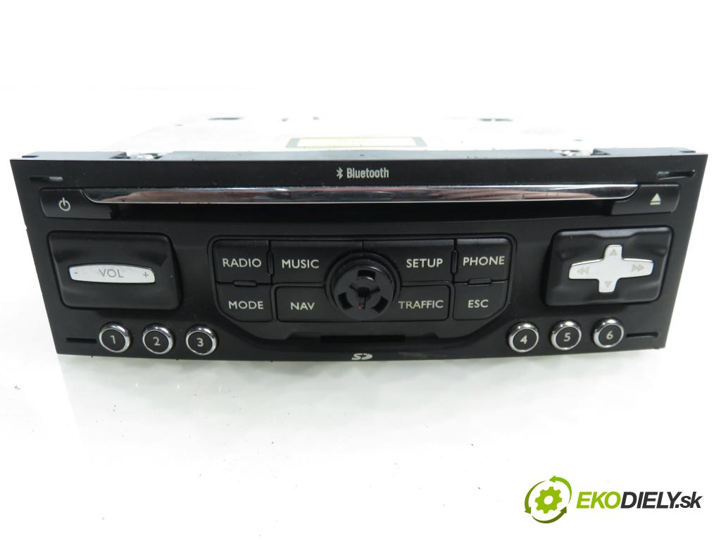 CITROEN C3 II (SC_) HB 2010 0,00 1.6 HDi 90 - 9HX (DV6ATED4) 1560,00 RADIO CD 96661984XT