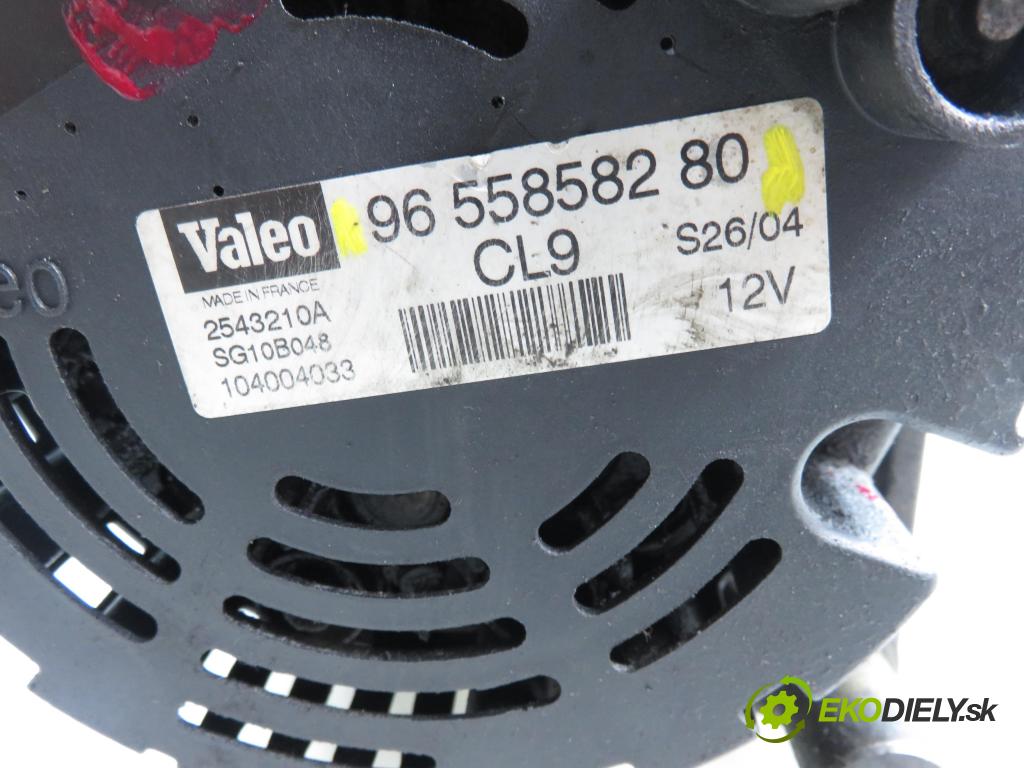 PEUGEOT BOXER Skrzynia (244) FURGON 2004 74,00 2.2 HDi - 4HY (DW12UTED) 2179,00 Alternátor 9655858280 (Alternátor)