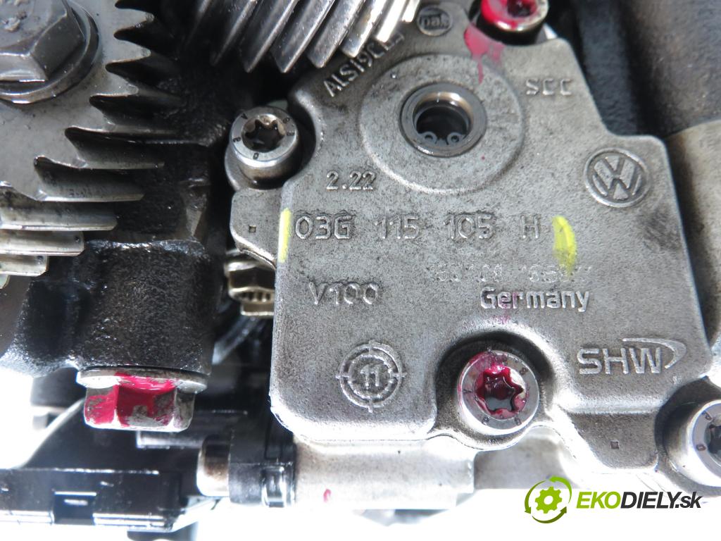 AUDI A4 Avant (8ED, B7) KOMBI 2007 103,00 2.0 TDI - BPW 1968,00 Pumpa oleja 03L103537 ; 03G115105H ; 03L103535 (Olejová pumpa)