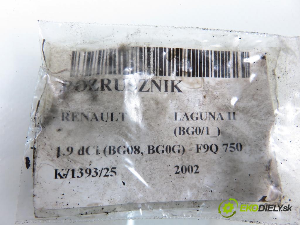 RENAULT LAGUNA II (BG0/1_) LIFTBACK 2002 88,00 1.9 dCi 120 - F9Q 750 1870,00 Štartér 820075362 ; D7R49 (Štartér)