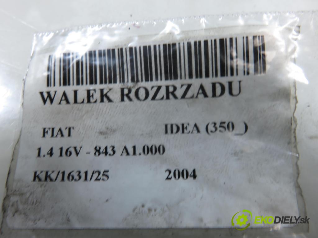FIAT IDEA (350_) HB 2004 70,00 1.4 16V 95 - 843 A1.000 1368,00 vačka Vačkový hriadeľ: 46550108