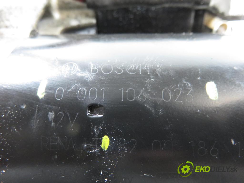 RENAULT SCENIC II (JM0/1_) MINIVAN 2004 99,00 2.0 135 - F4R 770 1998,00 Štartér 8200186148 ; 0001106023 (Štartér)