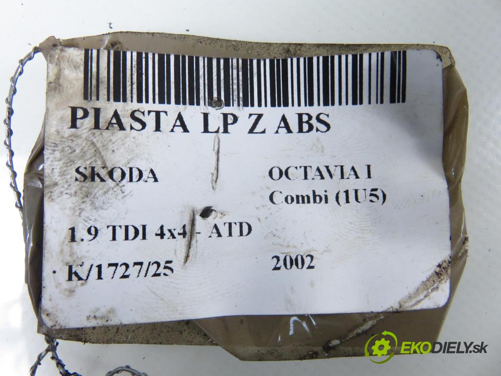 SKODA OCTAVIA I Combi (1U5) KOMBI 2002 74,00 1.9 TDI 4x4 - ATD 1896,00 náboj LP ABS 