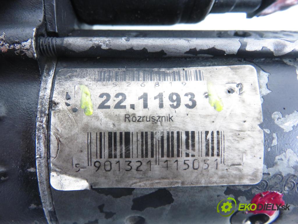 RENAULT TRAFIC II Autobus (JL) BUS 2005 74,00 1.9 dCI 100 (JL0C) - F9Q 760 1870,00 Štartér 221193 (Štartér)