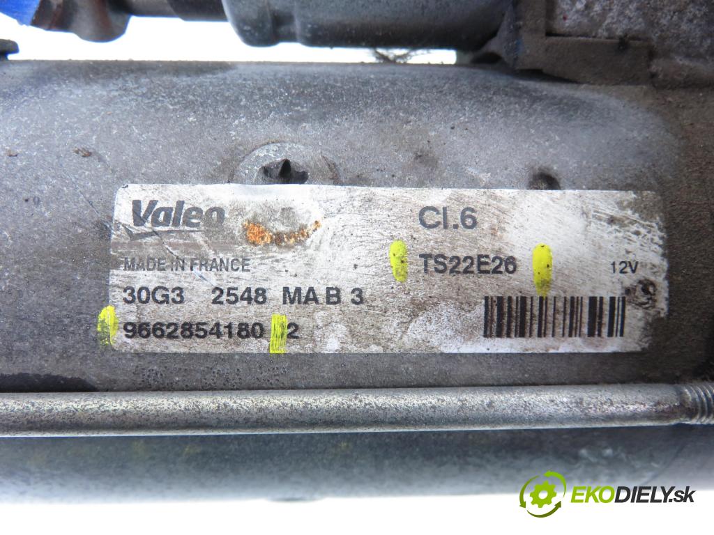 PEUGEOT 308 II HB 2014 68,00 1.6 HDi - 9HP (DV6DTED) 1560,00 Štartér 9662854180 ; TS22E26 (Štartér)