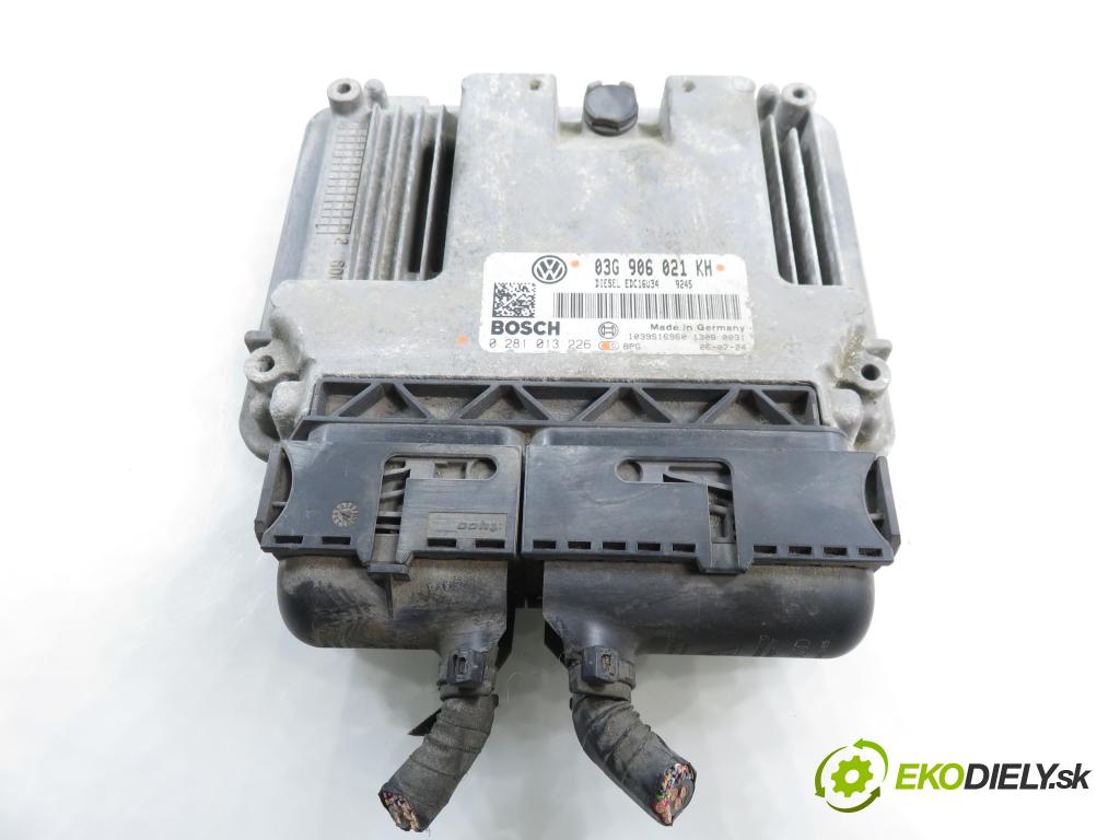 VW GOLF V (1K1) HB 2007 77,00 1.9 TDI - BXE 1896,00 Riadiaca jednotka Motor 03G906021KH ; 0281013226