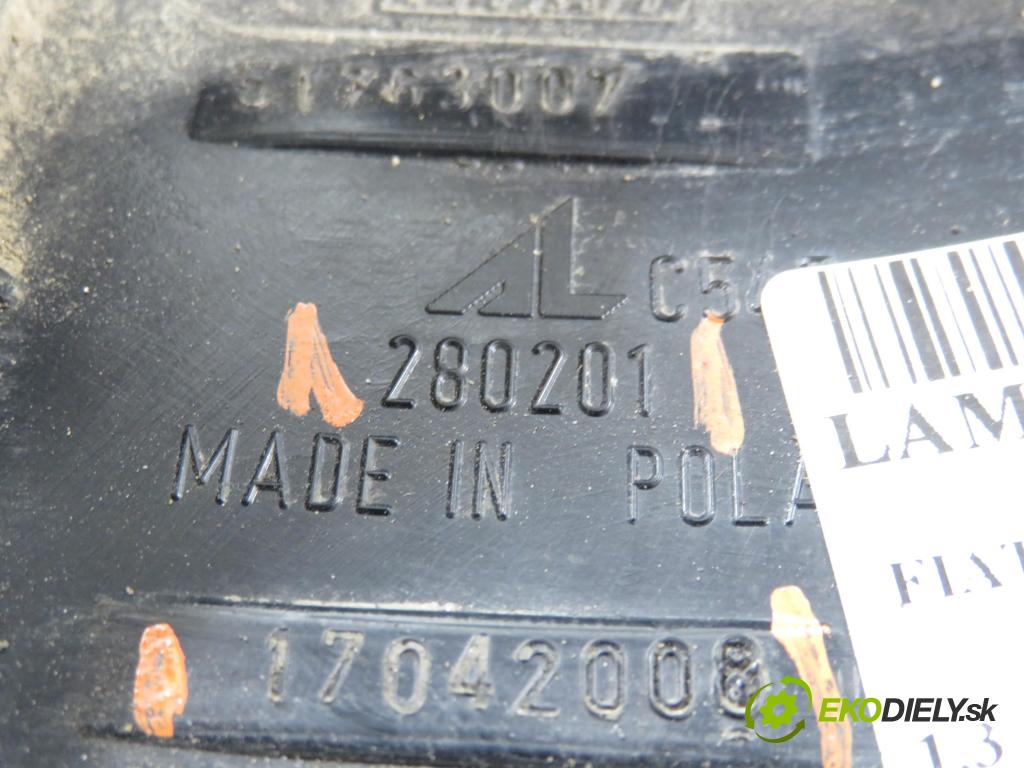 FIAT PANDA (169_) HB 2008 51,00 1.3 D Multijet 4x4 - 188 A8.000 1248,00 Svetlo ľavé zadné 17042008 ; 280201