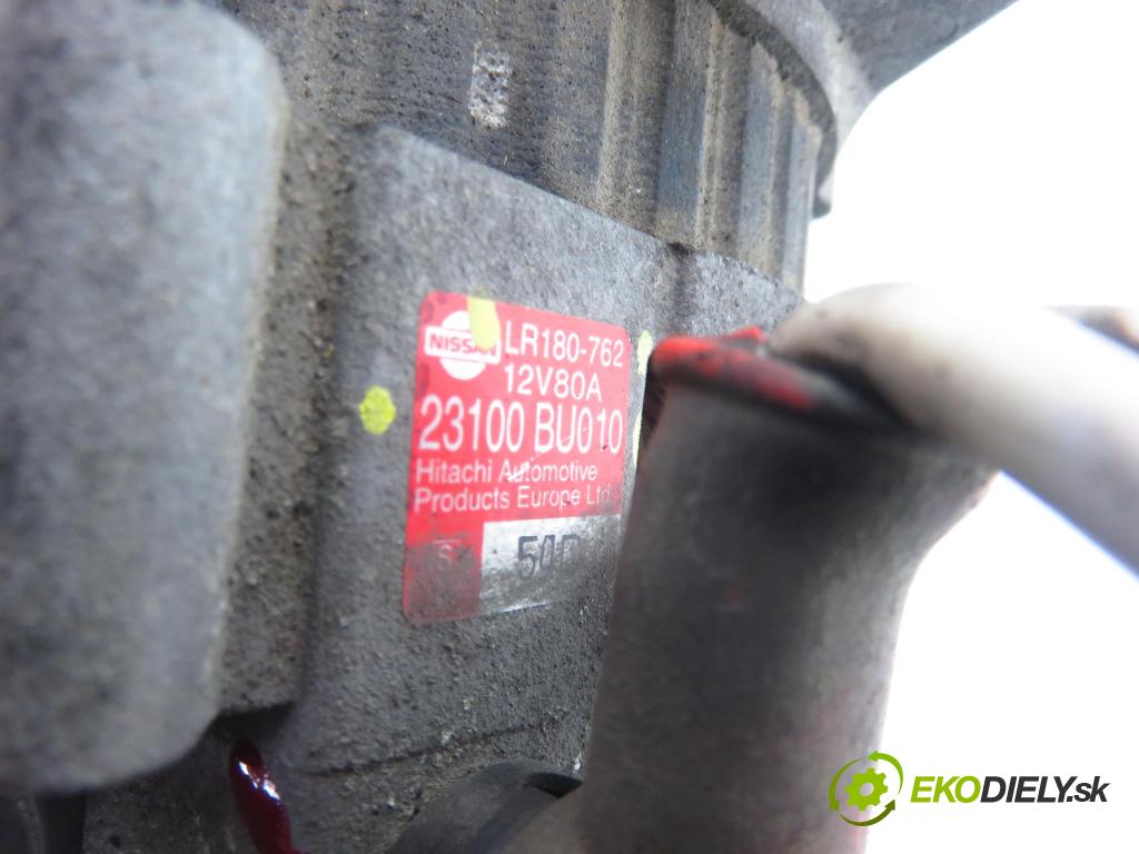 NISSAN ALMERA II Hatchback (N16) HB 2005 72,00 1.5 - QG15DE 1498,00 Alternátor 23100BU010 ; LR180762 (Alternátor)