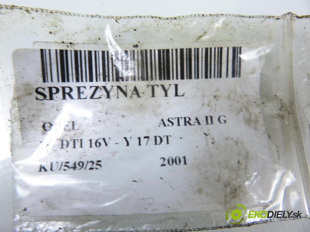 OPEL ASTRA G liftback (T98) HB 2001 55,00 1.7 DTI 16V - Y 17 DT 1686,00 Pružina zadné 100705 ; SUPERSPORT100705