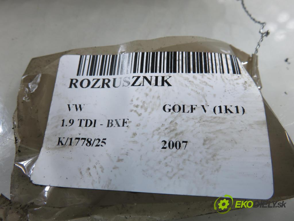 VW GOLF V (1K1) HB 2007 77,00 1.9 TDI - BXE 1896,00 Štartér 0001123012 (Štartér)