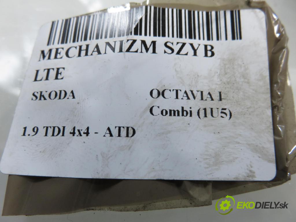 SKODA OCTAVIA I Combi (1U5) KOMBI 2002 74,00 1.9 TDI 4x4 - ATD 1896,00 mechanismus oken LTE