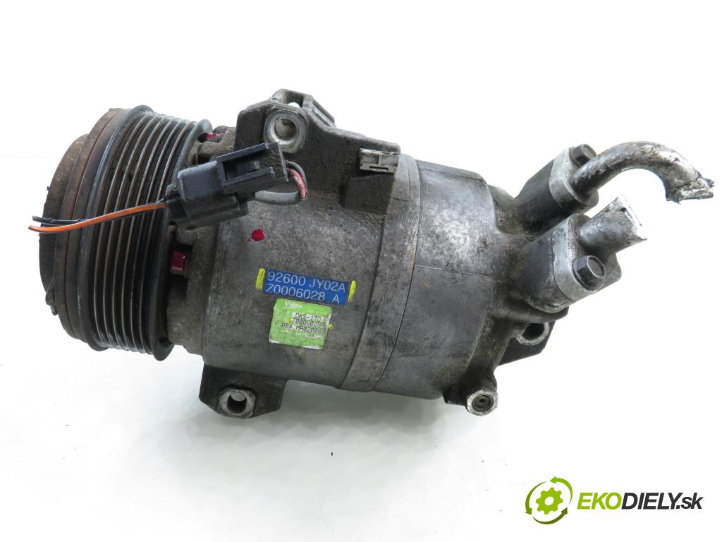RENAULT KOLEOS I (HY_) SUV 2008 110,00 2.0 dCi 4x4 150 - M9R 832 1995,00 KOMPRESOR: klimatizace 92600JY02A ; Z0006028A ; Z0006029A (Kompresor klimatizace)