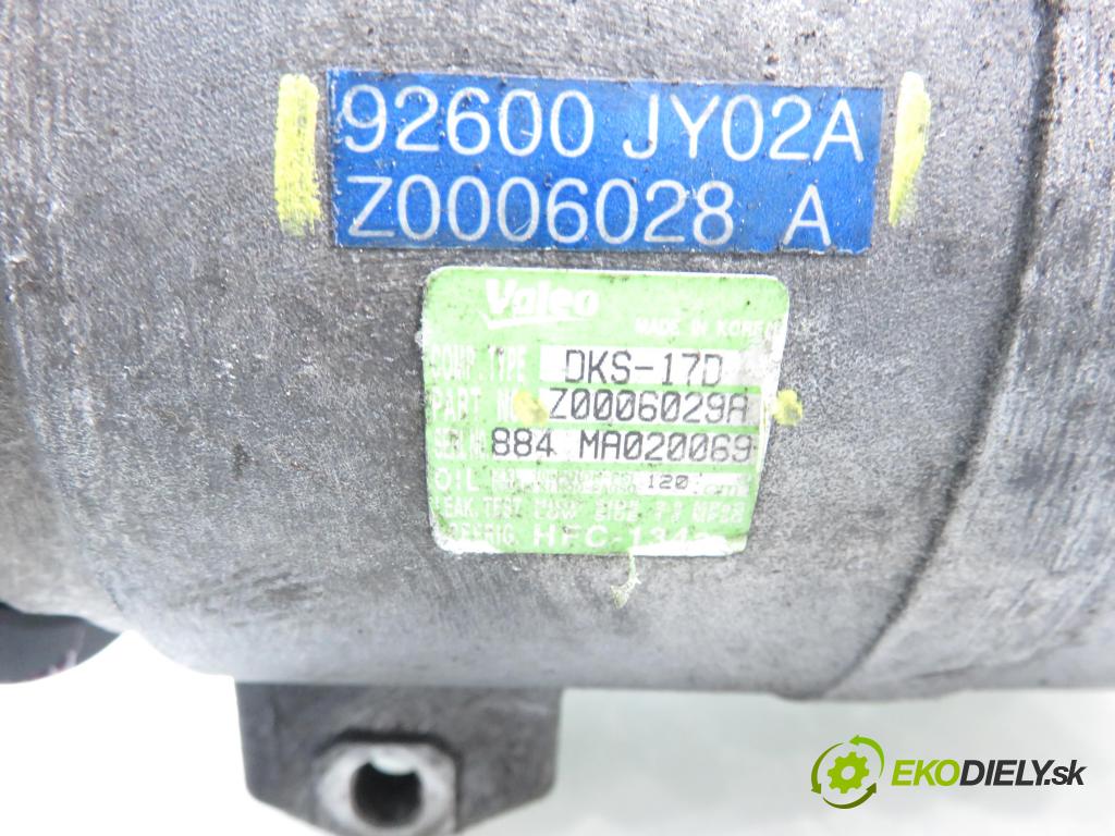 RENAULT KOLEOS I (HY_) SUV 2008 110,00 2.0 dCi 4x4 150 - M9R 832 1995,00 KOMPRESOR: klimatizace 92600JY02A ; Z0006028A ; Z0006029A (Kompresor klimatizace)