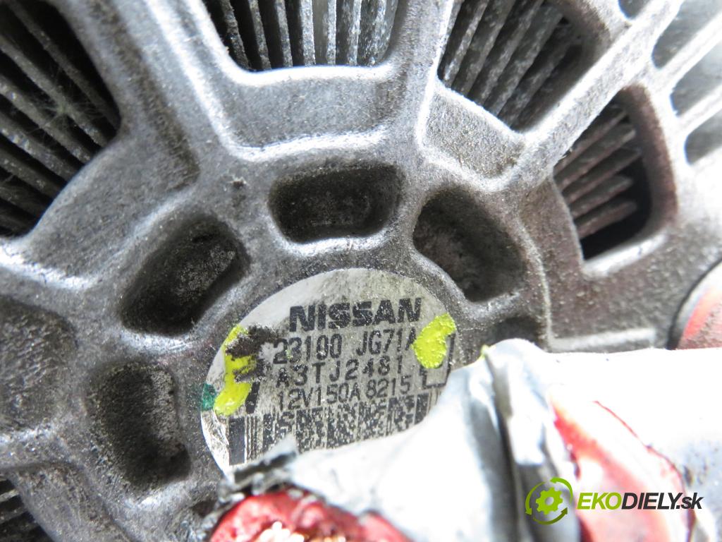 RENAULT KOLEOS I (HY_) SUV 2008 110,00 2.0 dCi 4x4 150 - M9R 832 1995,00 Alternátor A3TJ2481 ; 23100JG71A (Alternátor)