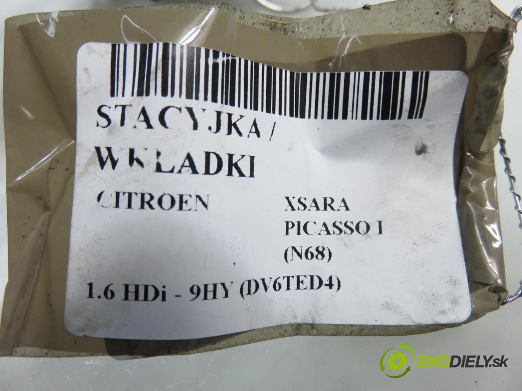 CITROEN XSARA PICASSO (N68) MINIVAN 2004 80,00 1.6 HDi 109 - 9HY (DV6TED4) 1560,00 spinačka 9641551180 (Spínacia skrinka)