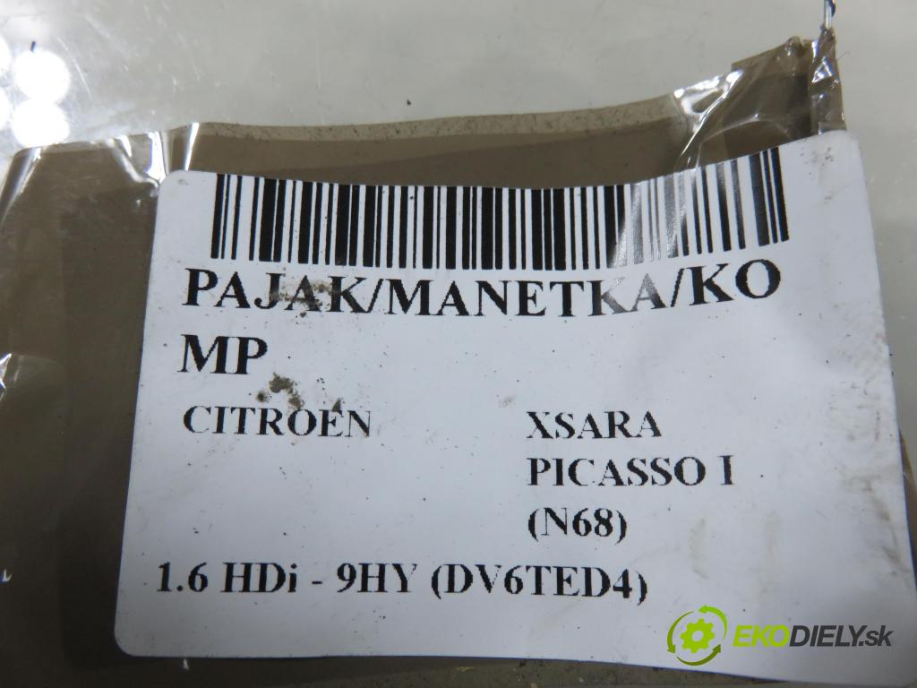 CITROEN XSARA PICASSO (N68) MINIVAN 2004 80,00 1.6 HDi 109 - 9HY (DV6TED4) 1560,00 PAKA/ŘAZENÍ/SADA: 96605656XT