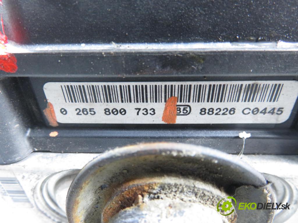 FIAT PANDA (169_) HB 2008 51,00 1.3 D Multijet 4x4 - 188 A8.000 1248,00 pumpa ABS 0265800733 (Pumpa ABS)