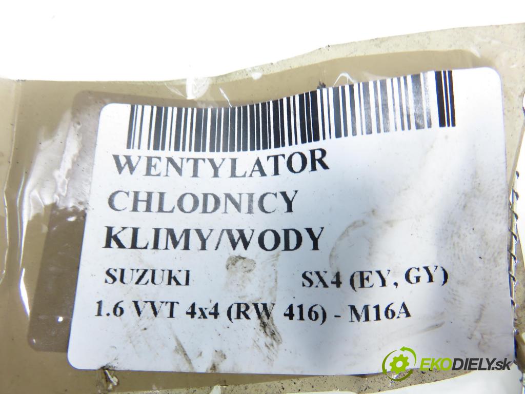 SUZUKI SX4 (EY, GY) CROSSOVER 2008 79,00 1.6 VVT 4x4 (RW 416) 107 - M16A 1586,00 ventilátor chladič PODNEBÍ / VODA