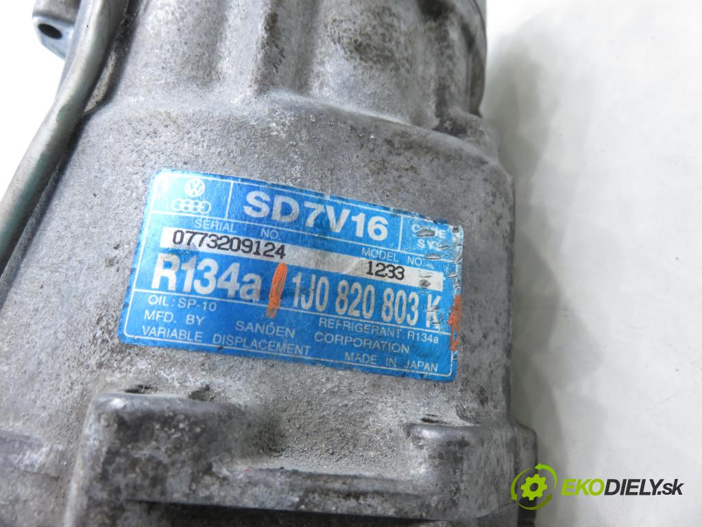 SEAT TOLEDO II (1M2) SEDAN 2001 74,00 1.6 - AKL 1595,00 KOMPRESOR: klimatizácie 1J0820803K (Kompresor klimatizácie)