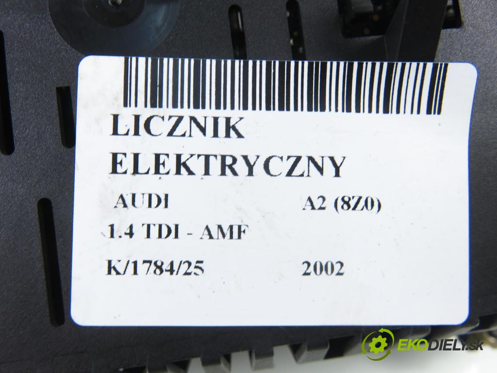 AUDI A2 (8Z0) HB 2002 55,00 1.4 TDI - AMF 1422,00 prístrojovka elektrický 8Z0920950