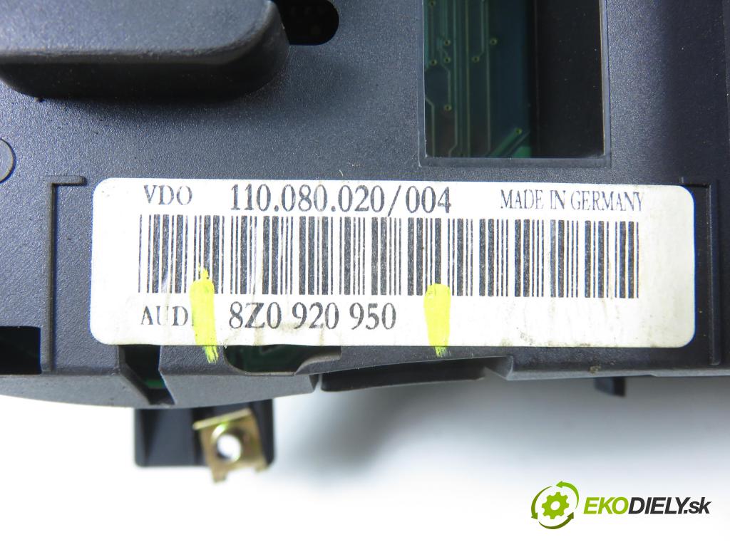 AUDI A2 (8Z0) HB 2002 55,00 1.4 TDI - AMF 1422,00 prístrojovka elektrický 8Z0920950