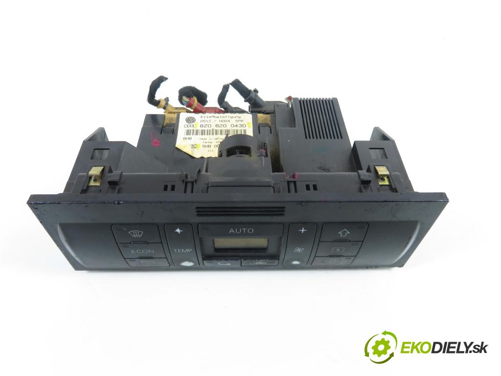 AUDI A2 (8Z0) HB 2002 55,00 1.4 TDI - AMF 1422,00 Panel kúrenia KLIMATRONIK 8Z0820043D ; 5HB00818504