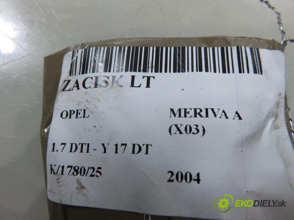 OPEL MERIVA A nadwozie wielkoprzestrzenne (MPV) (X03) MINIVAN 2004 55,00 1.7 DTI 75 - Y 17 DT 1686,00 Brzdič strmeň LT