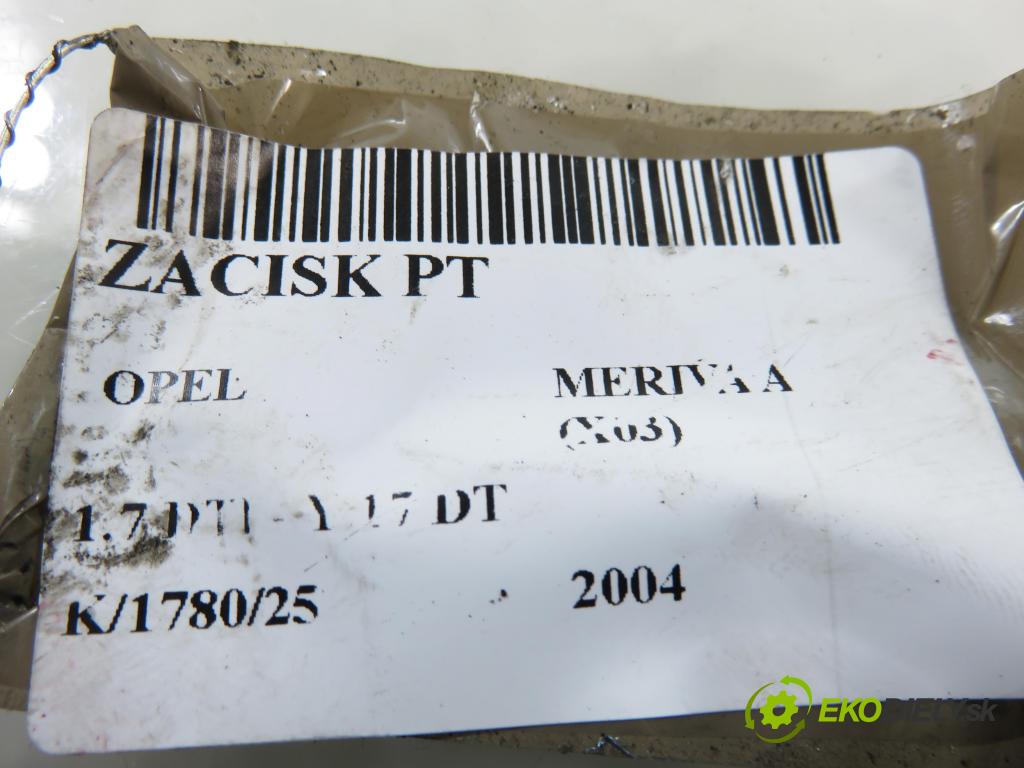OPEL MERIVA A nadwozie wielkoprzestrzenne (MPV) (X03) MINIVAN 2004 55,00 1.7 DTI 75 - Y 17 DT 1686,00 Brzdič strmeň pravé zadné
