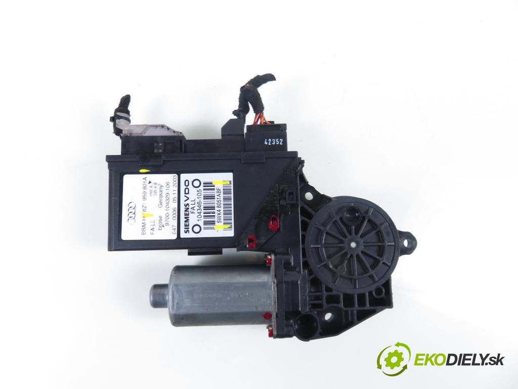 AUDI A2 (8Z0) HB 2002 55,00 1.4 TDI - AMF 1422,00 motorek sťahovaní oken LP 8Z1959801A ; 5WK48051ABF