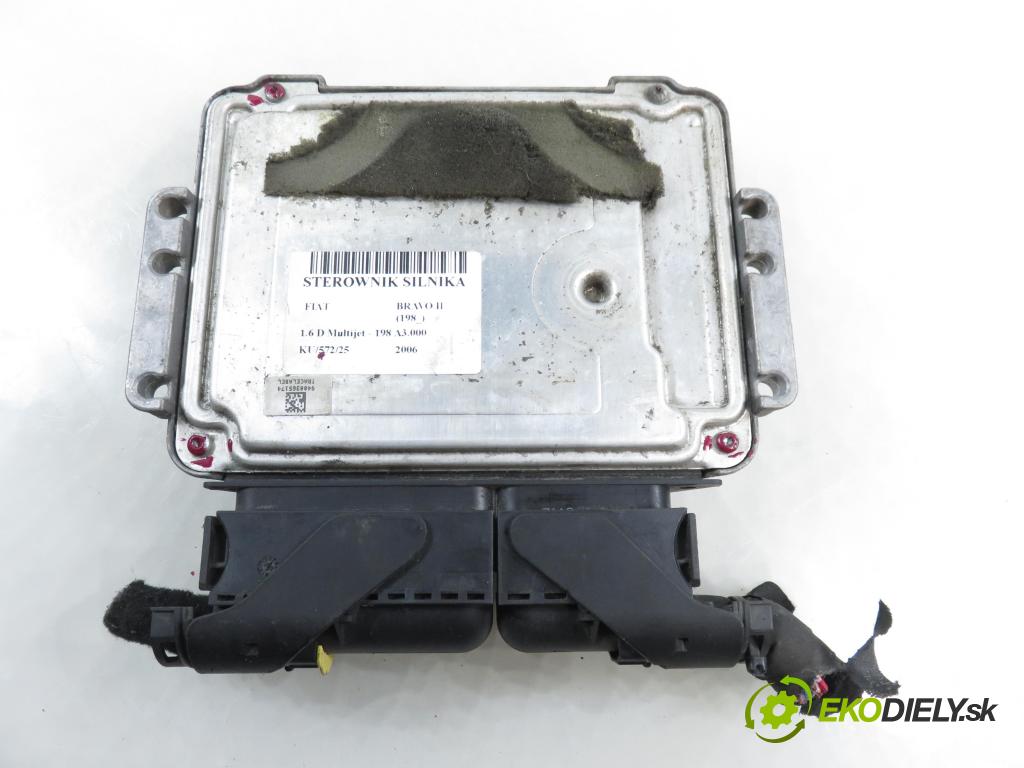 FIAT BRAVO II (198_) HB 2006 77,00 1.6 D Multijet - 198 A3.000 1598,00 Riadiaca jednotka Motor 51829421 ; 0281015401