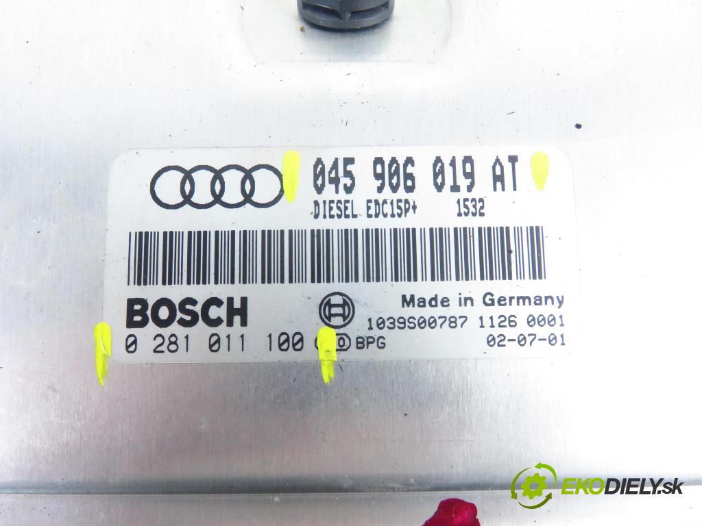 AUDI A2 (8Z0) HB 2002 55,00 1.4 TDI - AMF 1422,00 Riadiaca jednotka Motor 045906019AT ; 0281011100