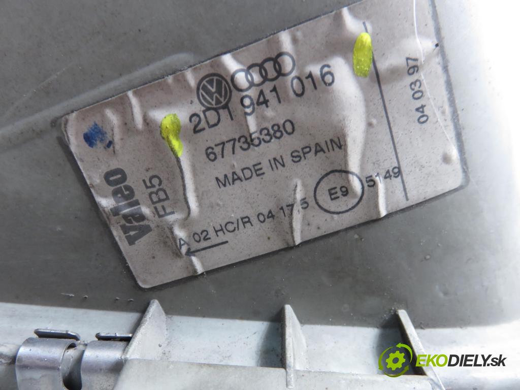 VW LT 28-46 II Platforma / podwozie (2DC, 2DF, 2DG, 2DL, 2DM) KABINA/PLATFORMA 1999 75,00 2.5 TDI - AHD 2461,00 Svetlo PP 2D1941016