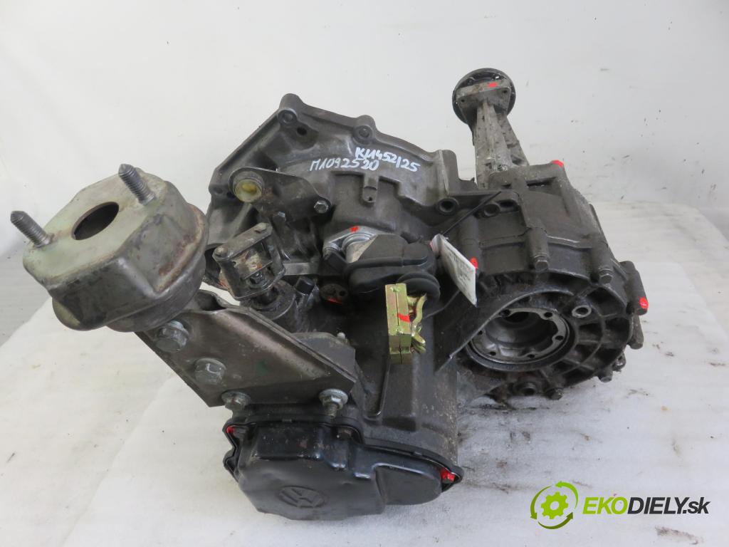 VW TRANSPORTER IV Platforma / podwozie (70E, 70L, 70M, 7DE, 7DL KABINA/PLATFORMA 1998 55,00 2.4 D - AJA 2370,00 Prevodovka MANUALNA DQM