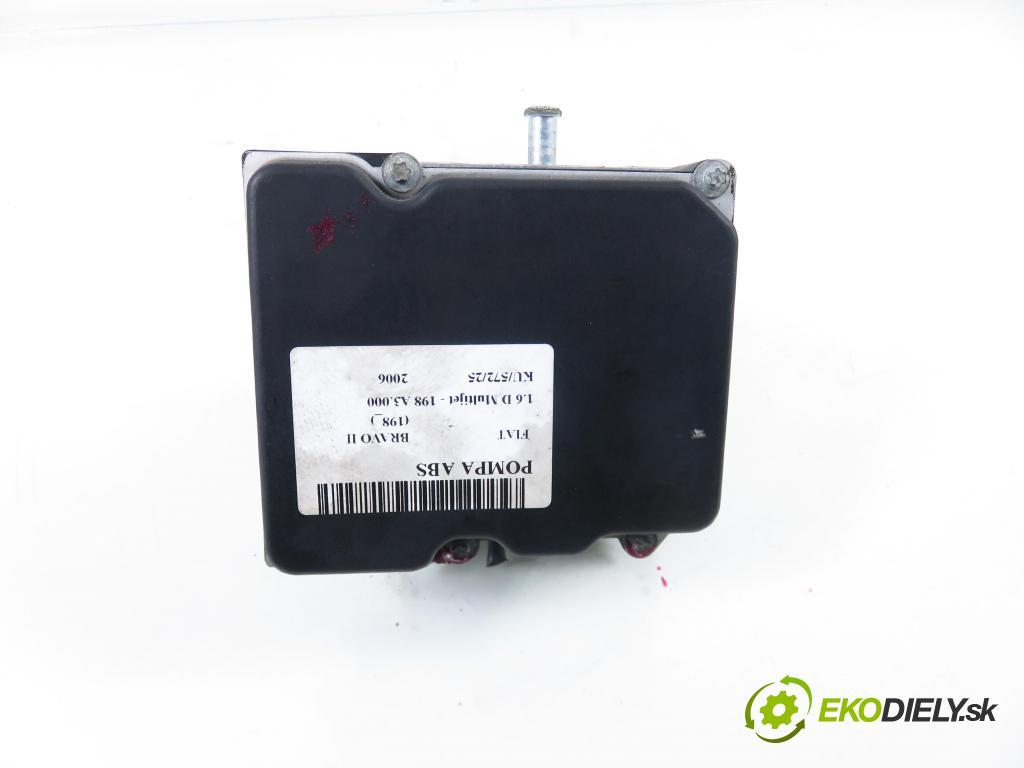 FIAT BRAVO II (198_) HB 2006 77,00 1.6 D Multijet - 198 A3.000 1598,00 Pumpa ABS 0265951052 ; 0265230340 ; 51823644 (Pumpa ABS)
