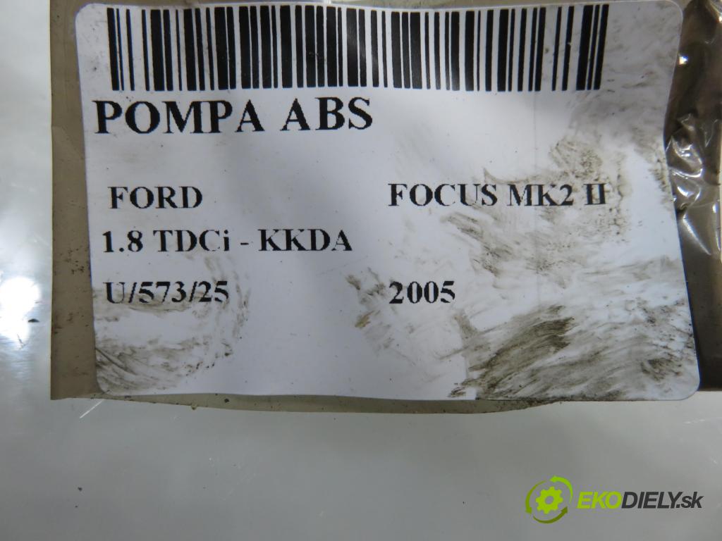 FORD FOCUS II (DA_, HCP) HB 2005 85,00 1.8 TDCi 115 - KKDA 1753,00 pumpa ABS 10096001193 ; 8M512B373AA ; 10039933304 (Pumpa ABS)