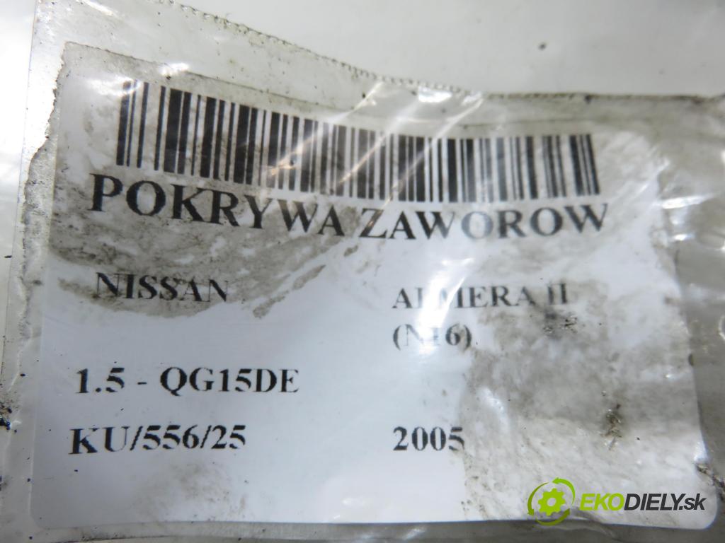 NISSAN ALMERA II Hatchback (N16) HB 2005 72,00 1.5 - QG15DE 1498,00 kryt Ventilů